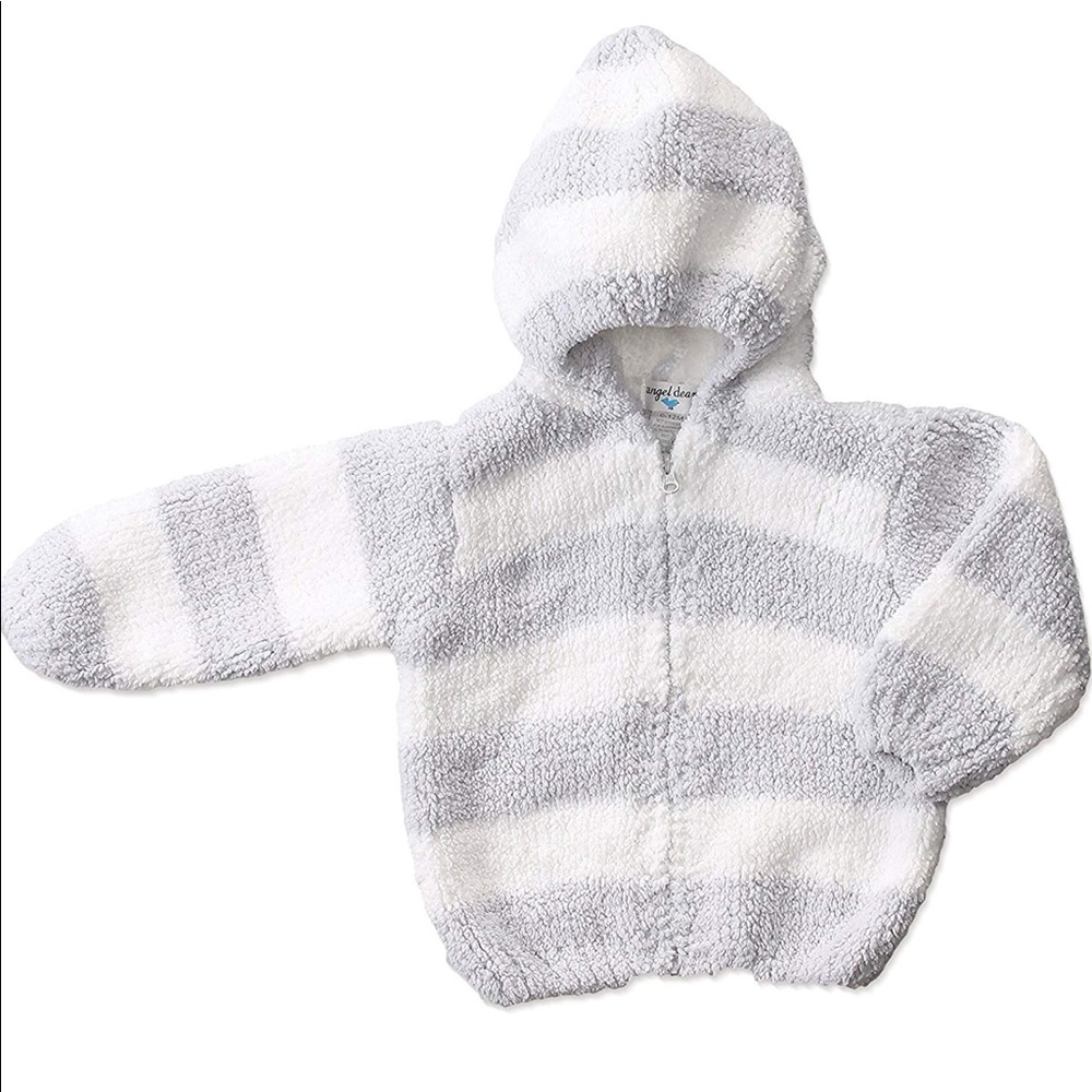Baby chenille hoodie.
